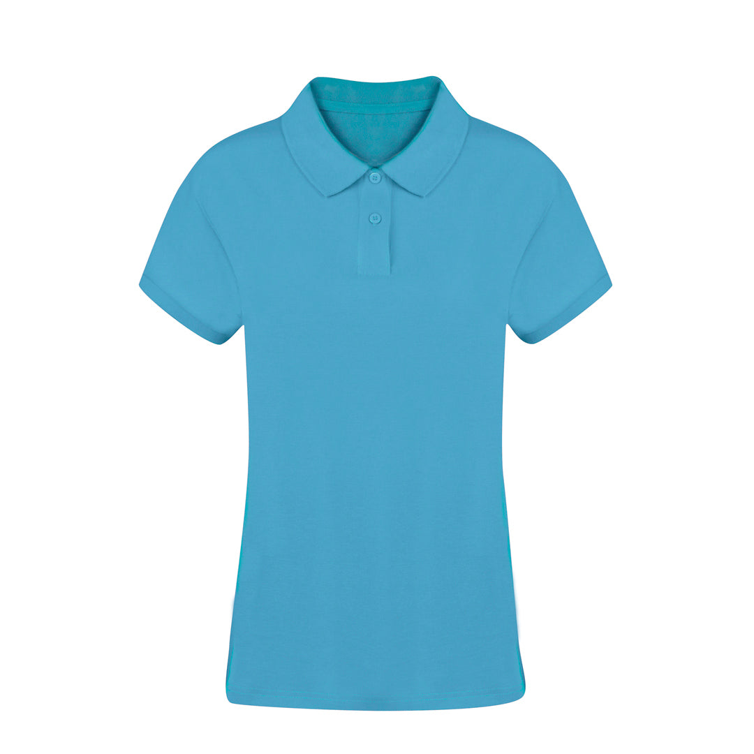 Polo Mulher Manga Curta Algodão Piqué 220g