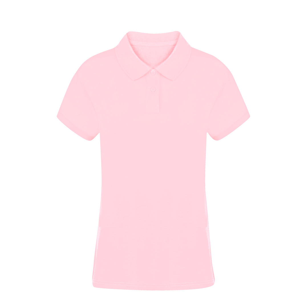 Polo Mulher Manga Curta Algodão Piqué 220g