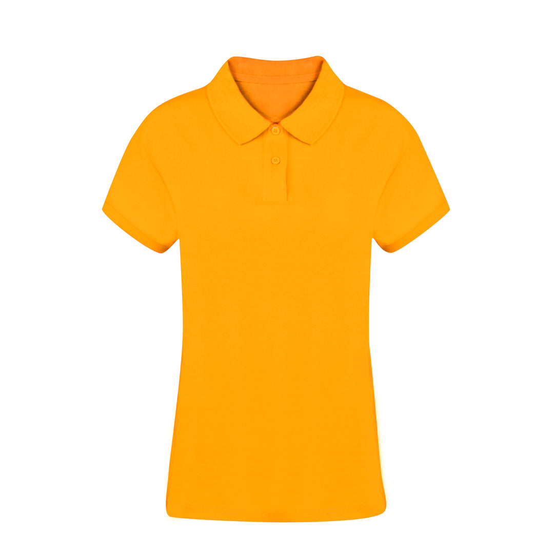 Polo Mulher Manga Curta Algodão Piqué 220g