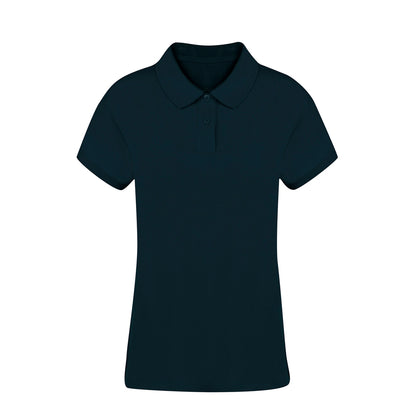 Polo Mulher Manga Curta Algodão Piqué 220g