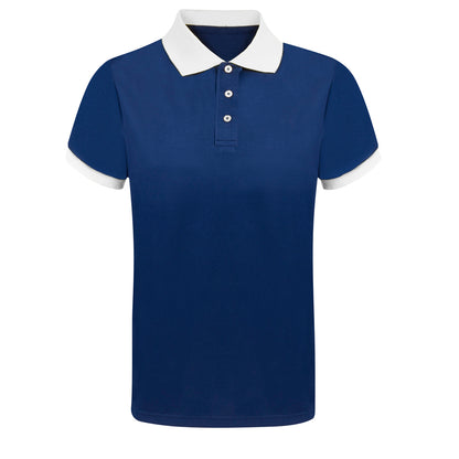 Polo Técnico Azul Marinho em Poliéster Respirável