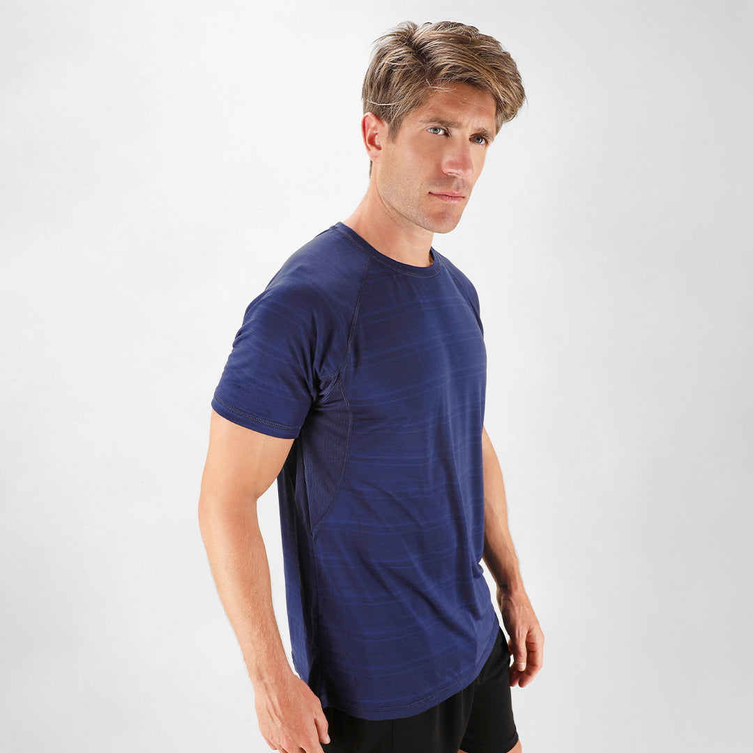 T-shirt Técnica Unissexo Riscas Confortável