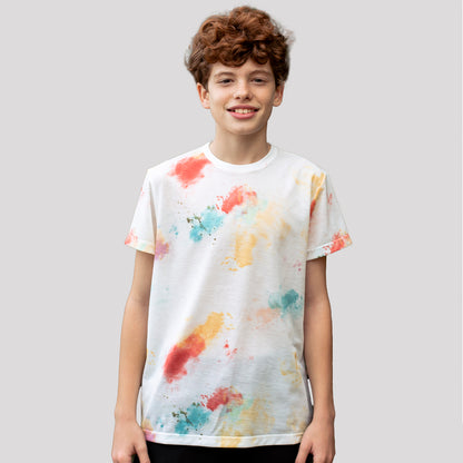 T-shirt Infantil Transpirável com Design Colorido