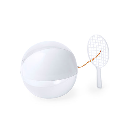 Set Divertido de Raquete e Bola com Válvula Inflável