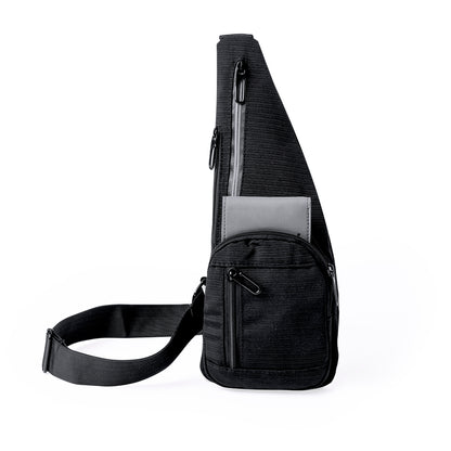 Bandolera Fadaok com Múltiplos Bolsos e Banda Reflectora