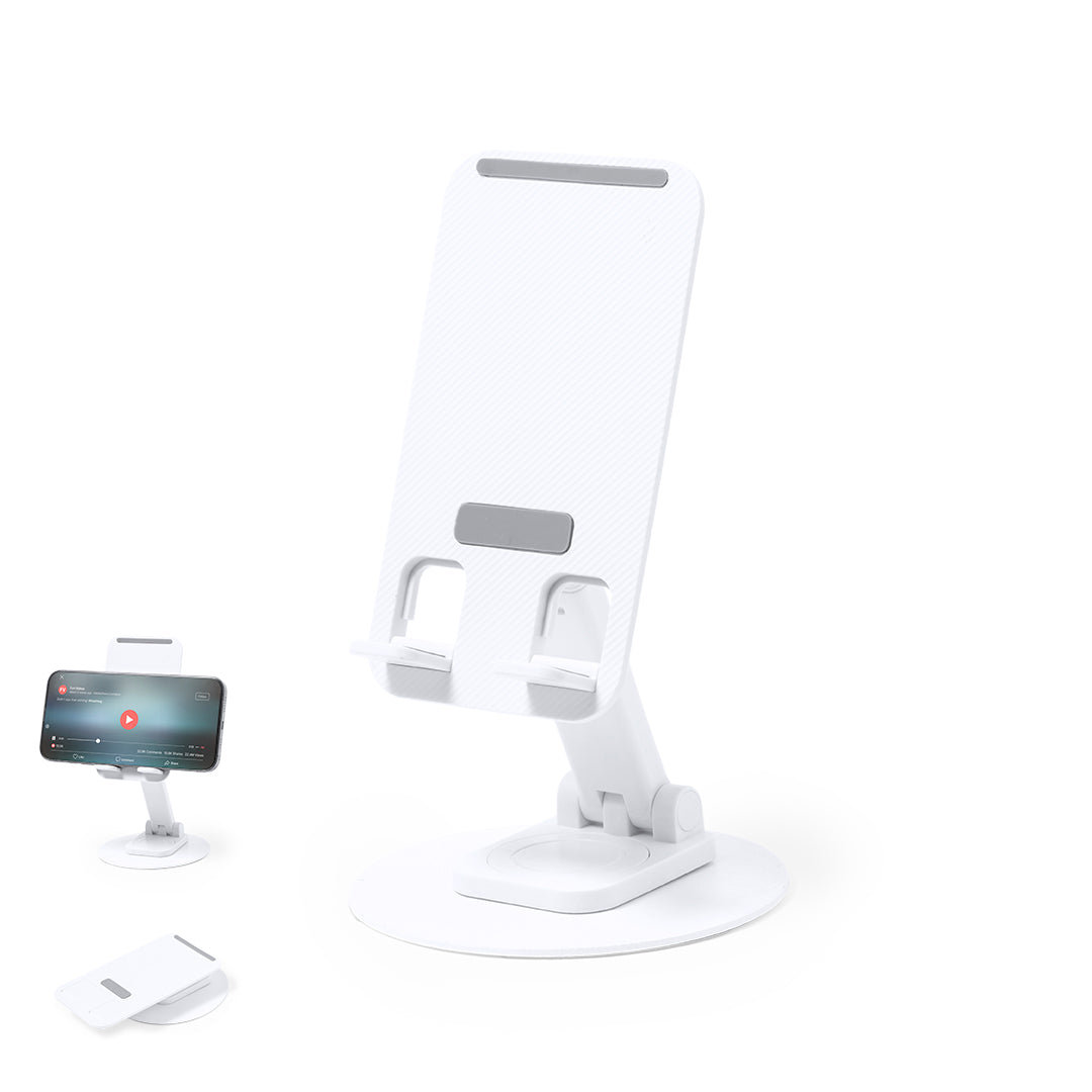 Suporte Ajustável para Smartphone e Tablet em Alumínio