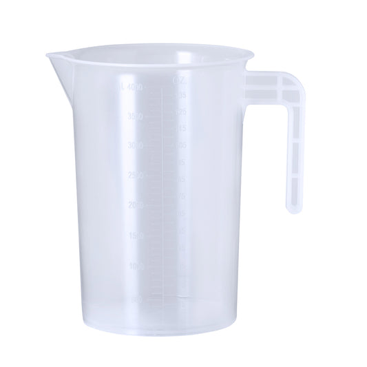 Jarra Medidora Transparente 4L com Asa e Medidor