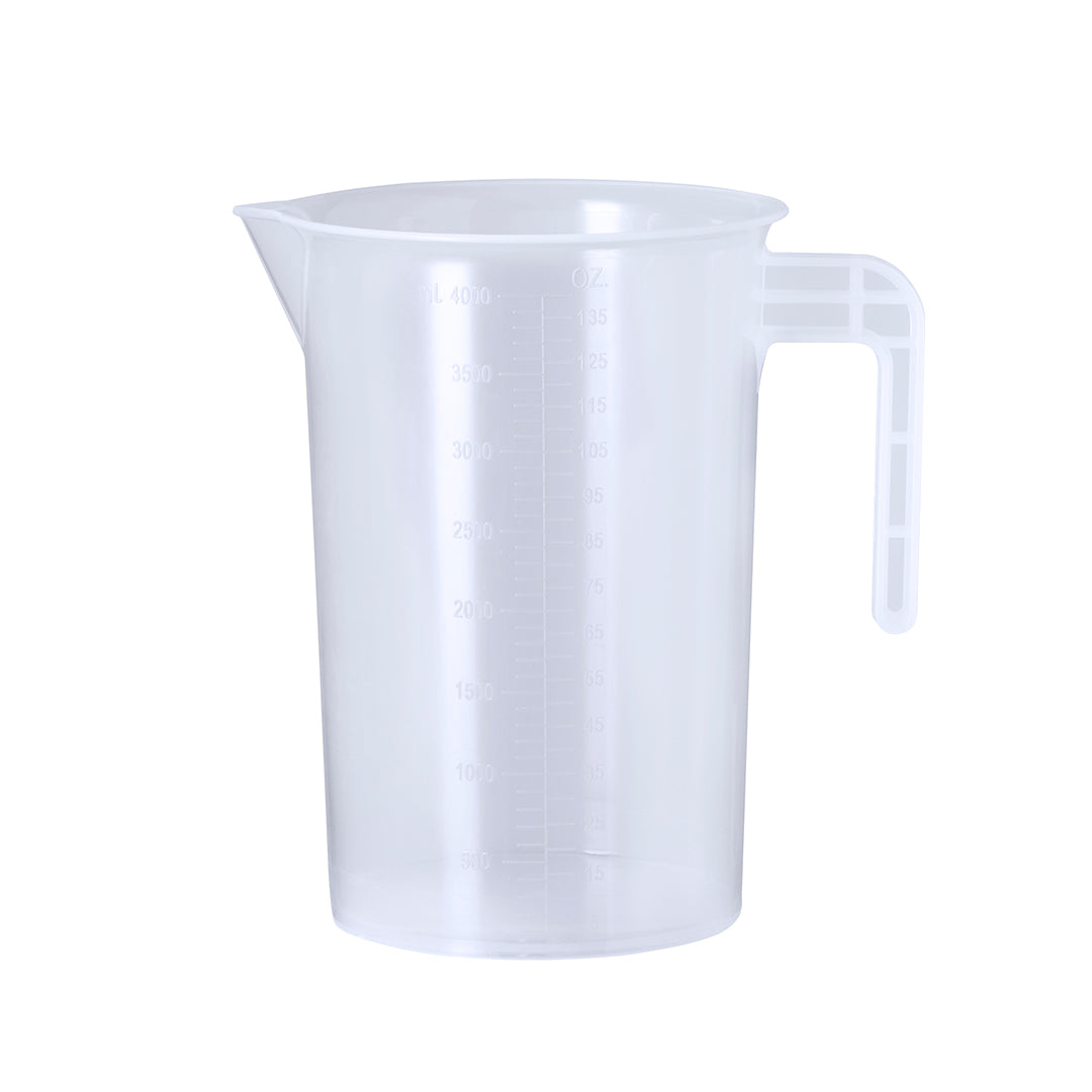 Jarra Medidora Transparente 4L com Asa e Medidor