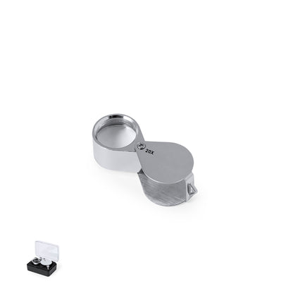 Lupa Plegável 20x em Metal Resistente