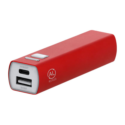 Serdinam Power Bank em Alumínio Reciclado 2600mAh