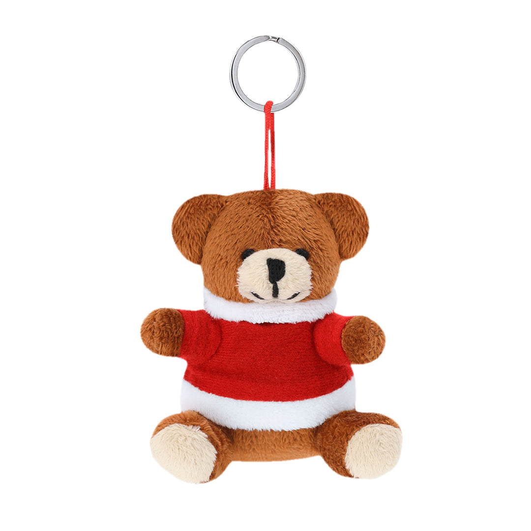 Llavero de Peluche Natalício - Reno, Boneco de Neve e Urso