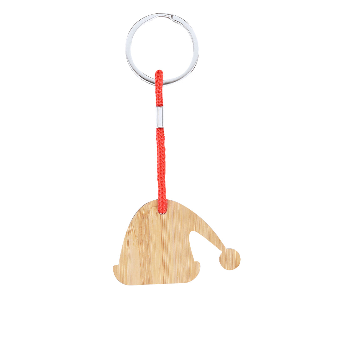 Chaveiro de Bambu Natalino - Designs Originais