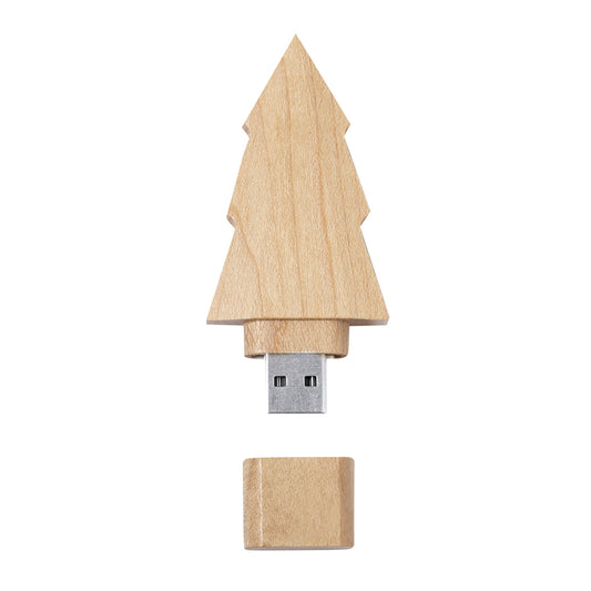 Pen USB 16GB em Madeira Natural com Design Exclusivo