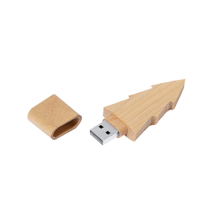 Pen USB 16GB em Madeira Natural com Design Exclusivo