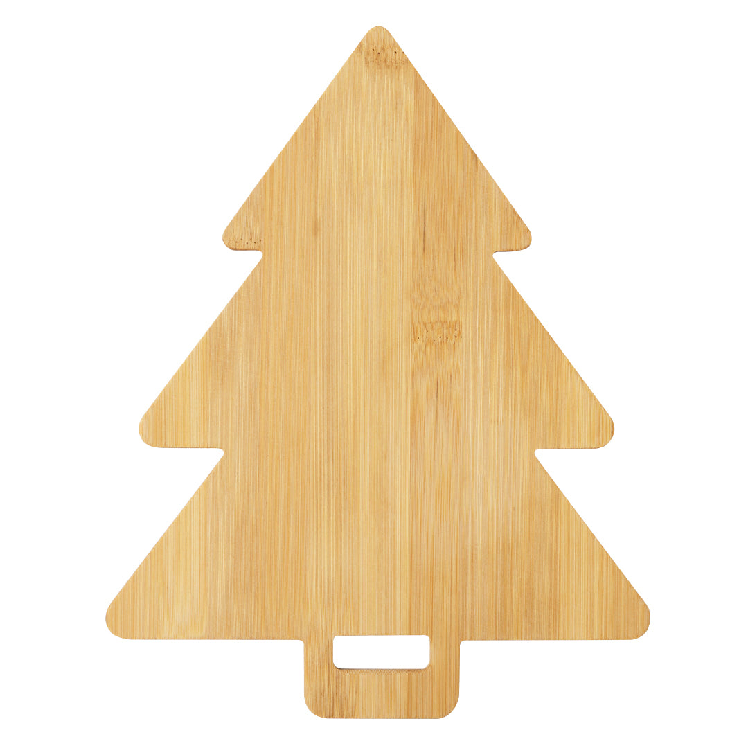 Tábua de Corte Natalina em Bambu - Design Único