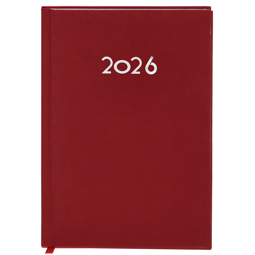 Agenda A5 Canek com capa rígida e acabamento PU