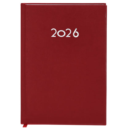 Agenda A5 Canek com capa rígida e acabamento PU