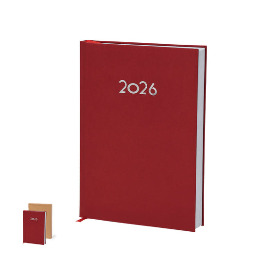 Agenda A5 Canek com capa rígida e acabamento PU