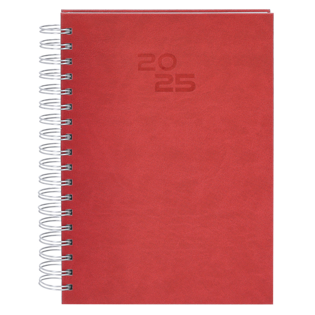 Agenda B5 Wayrux com capa rígida e acabamento PU