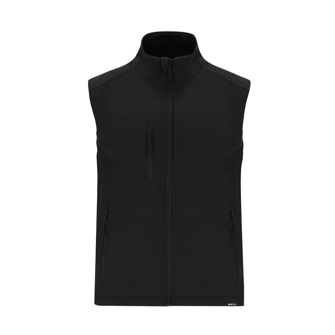 Chaleco Soft Shell RPET Impermeável e Respirável