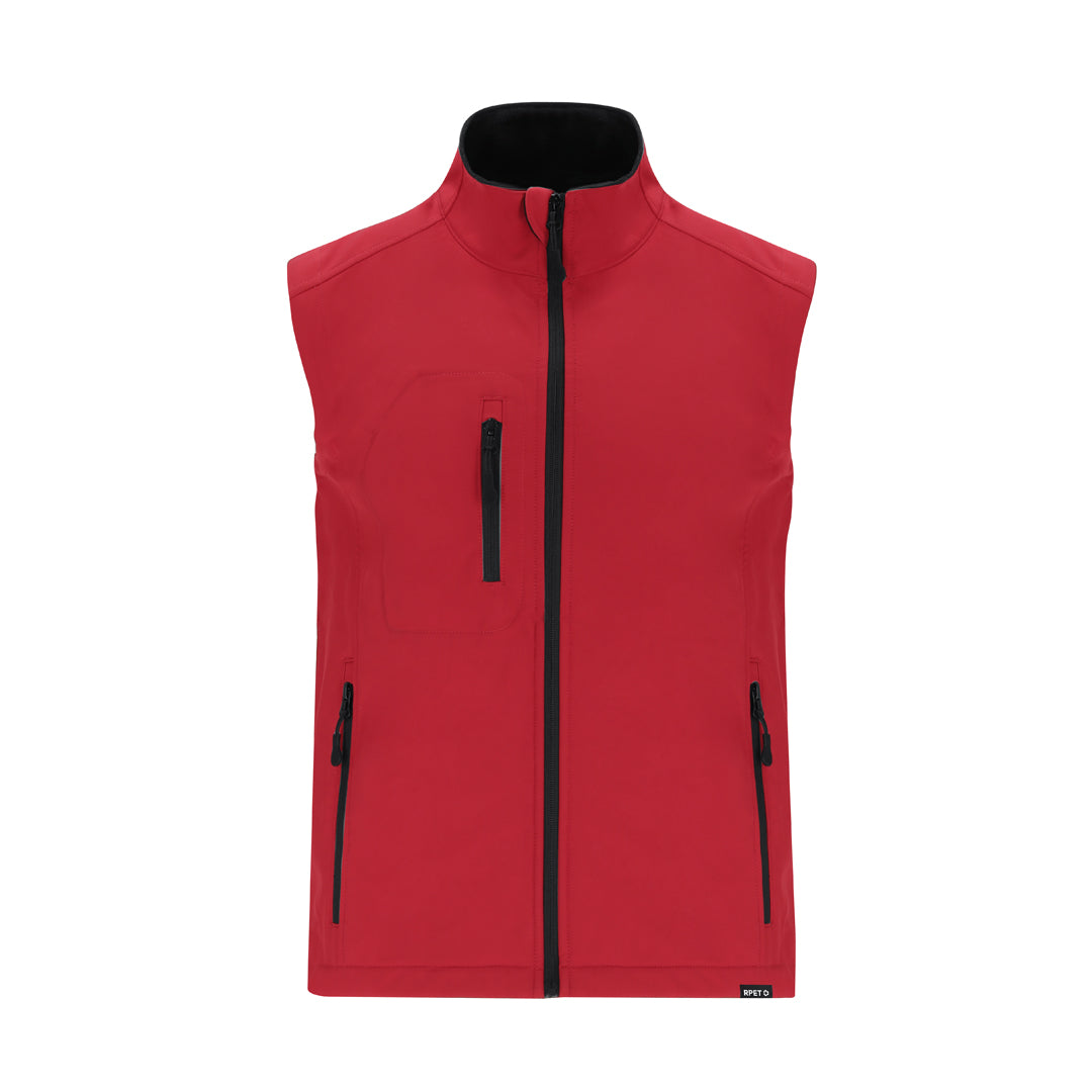 Chaleco Soft Shell RPET Impermeável e Respirável