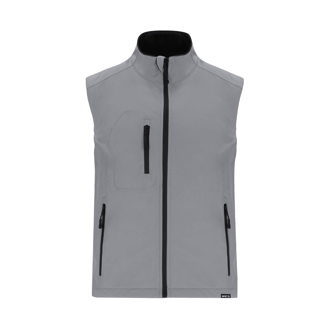 Chaleco Soft Shell RPET Impermeável e Respirável