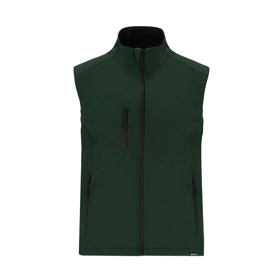 Chaleco Soft Shell RPET Impermeável e Respirável