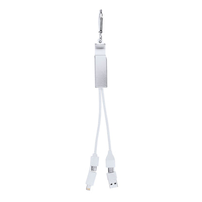 Carregador USB 'Leony' em Alumínio Reciclado Dual Output