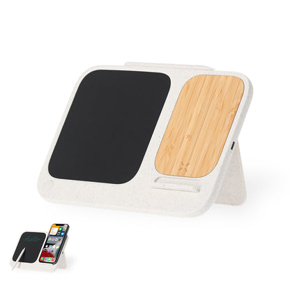 Carregador Wireless 15W com Pizarra Digital Eco