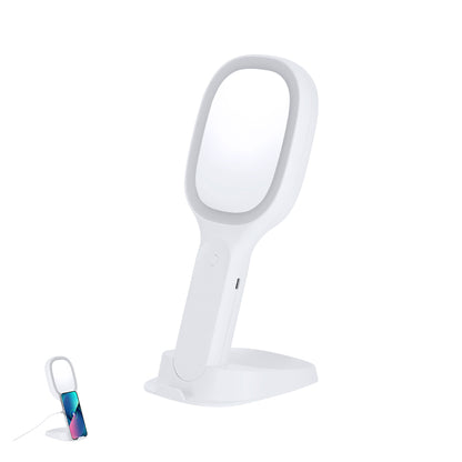 Espelho Multifuncional com Carregador Wireless e Luz LED
