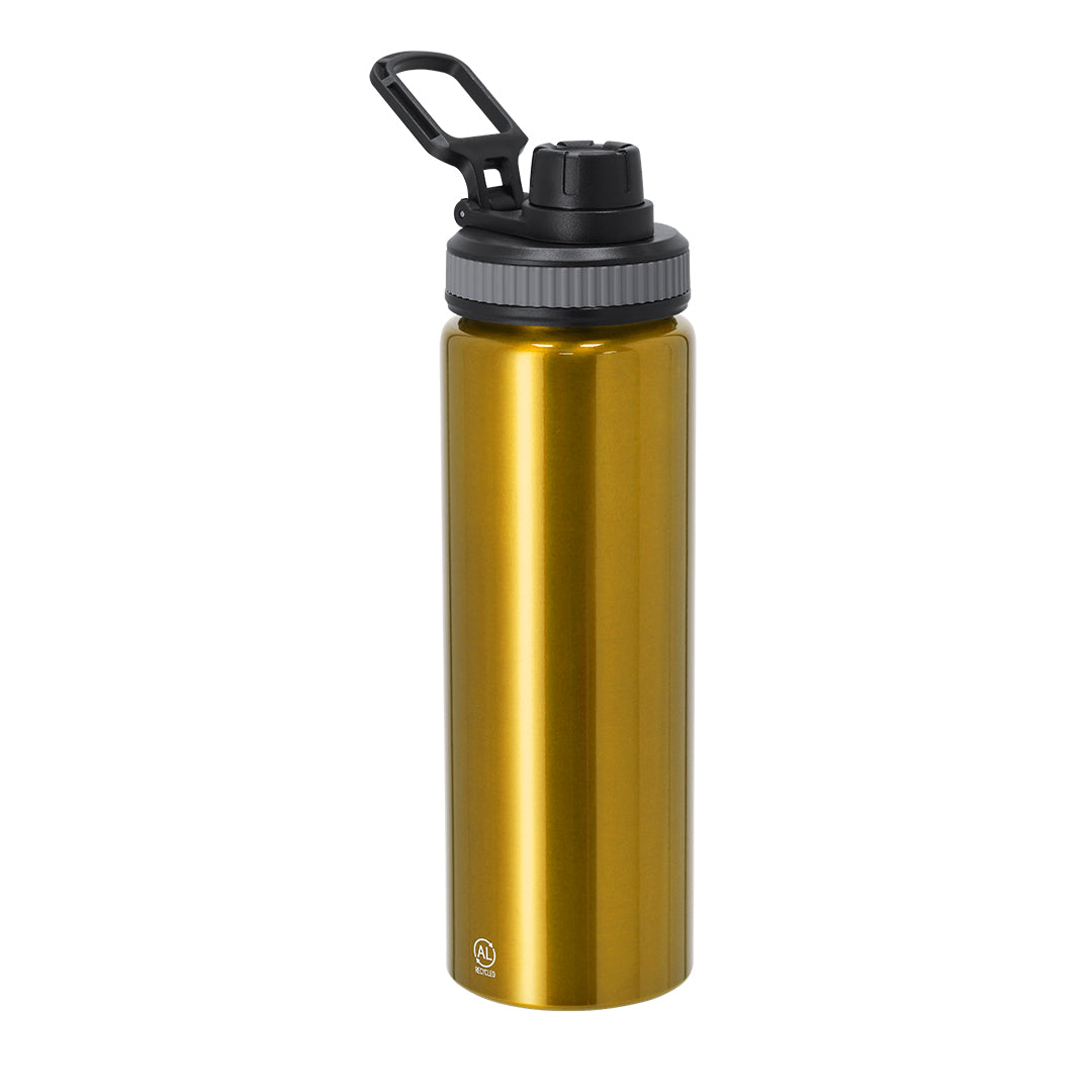 Bidão de Alumínio Reciclado 800 ml com Fecho Seguro