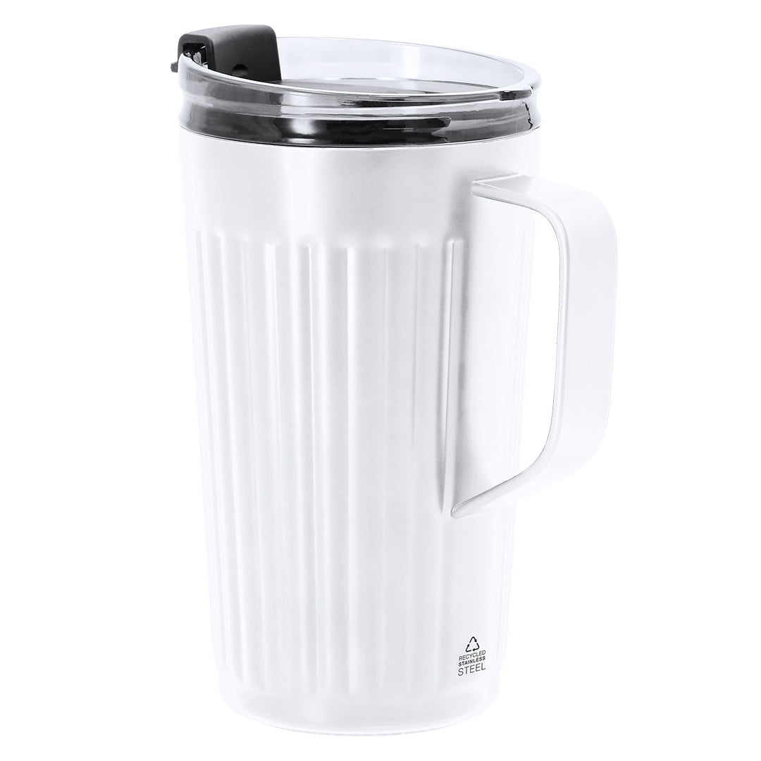 Caneca Térmica de Aço Inoxidável Reciclado 350ml