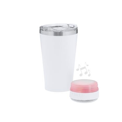 Vaso Térmico com Altifalante Bluetooth RGB 440ml