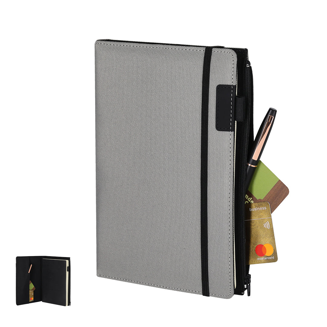 Bloc de Notas A5 com Capa RPET e Bolso
