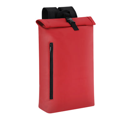 Mochila Vlad em PU suave com compartimento para portátil