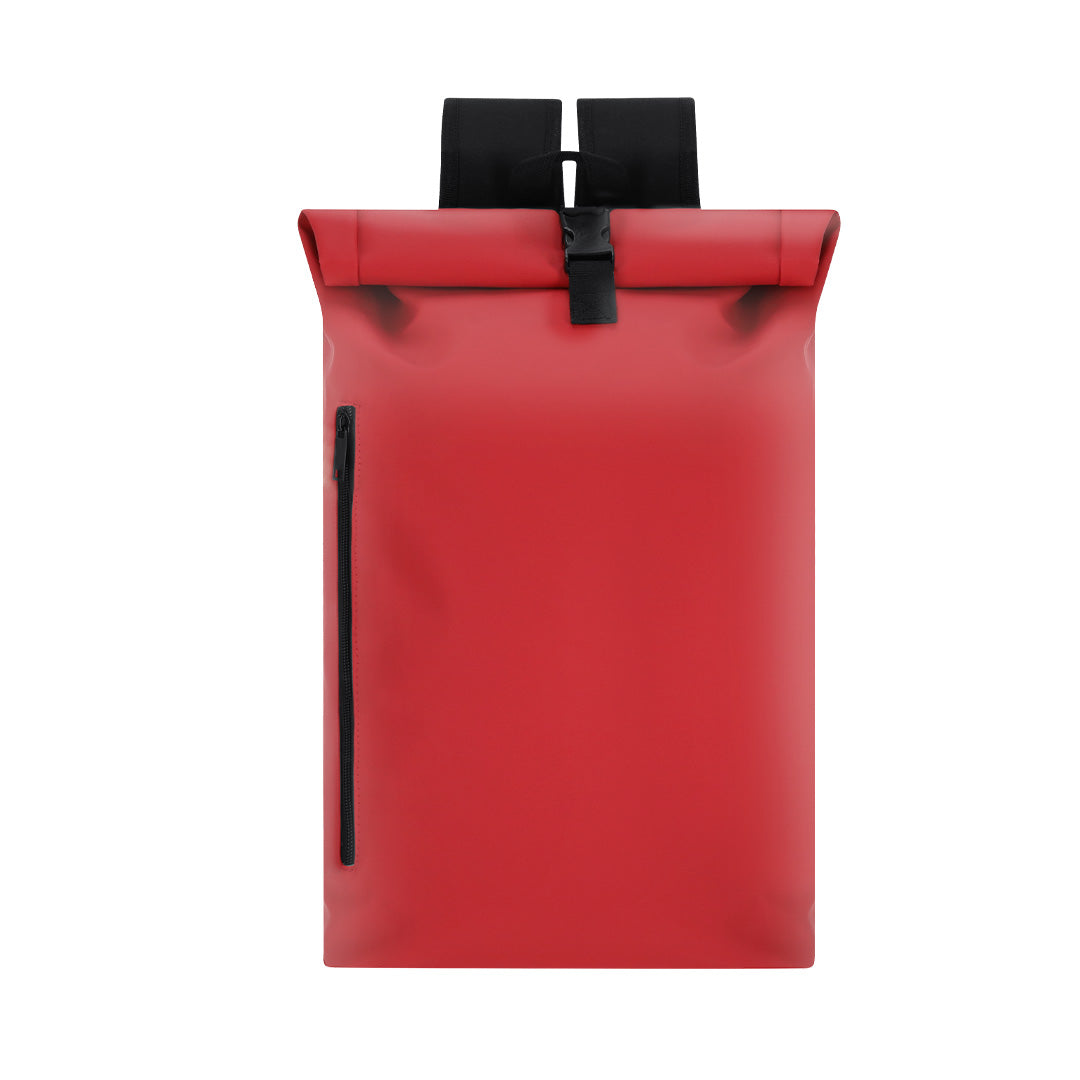 Mochila Vlad em PU suave com compartimento para portátil