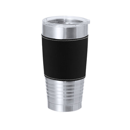 Vaso Térmico em Aço Inox 420ml com Banda PU Elegante