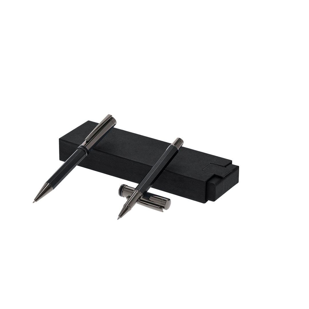 Conjunto Premium de Caneta Esferográfica e Roller