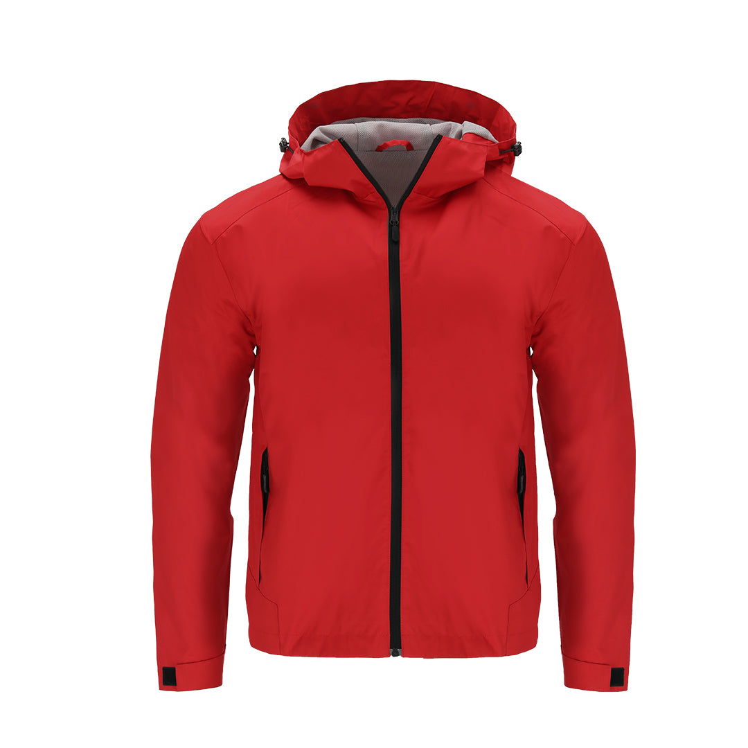 Parka Unisexo Resistente à Água e Vento com Capuz Ajustável