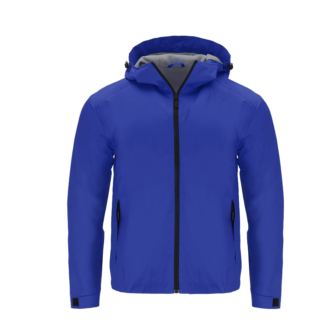 Parka Unisexo Resistente à Água e Vento com Capuz Ajustável