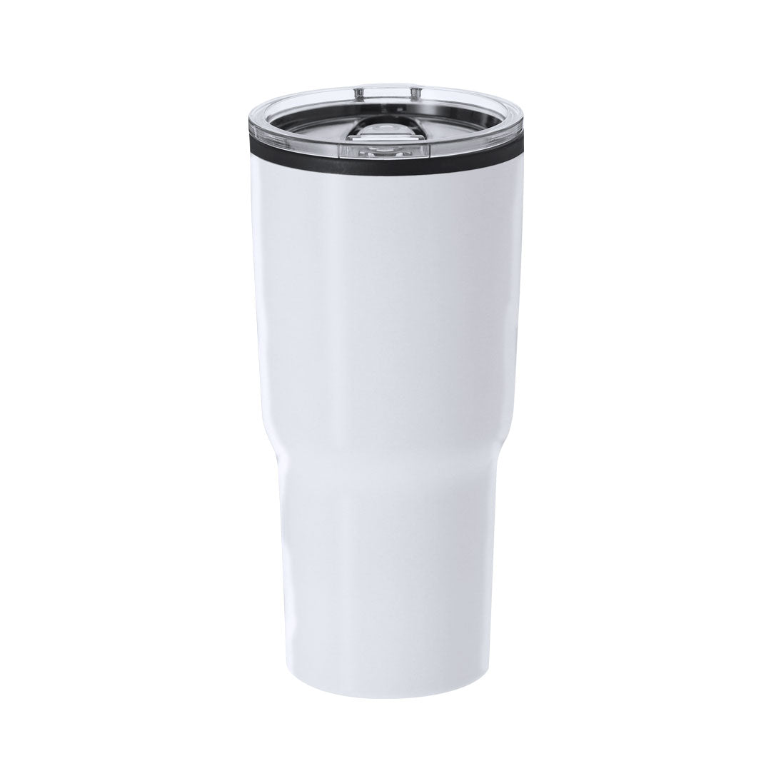 Vaso Térmico Inox 580ml com Dosificador Transparente