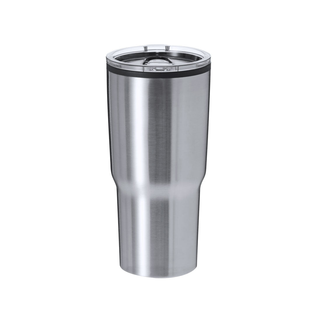 Vaso Térmico Inox 580ml com Dosificador Transparente