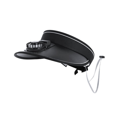 Viseira com Ventilador Recarregável e Ajustável