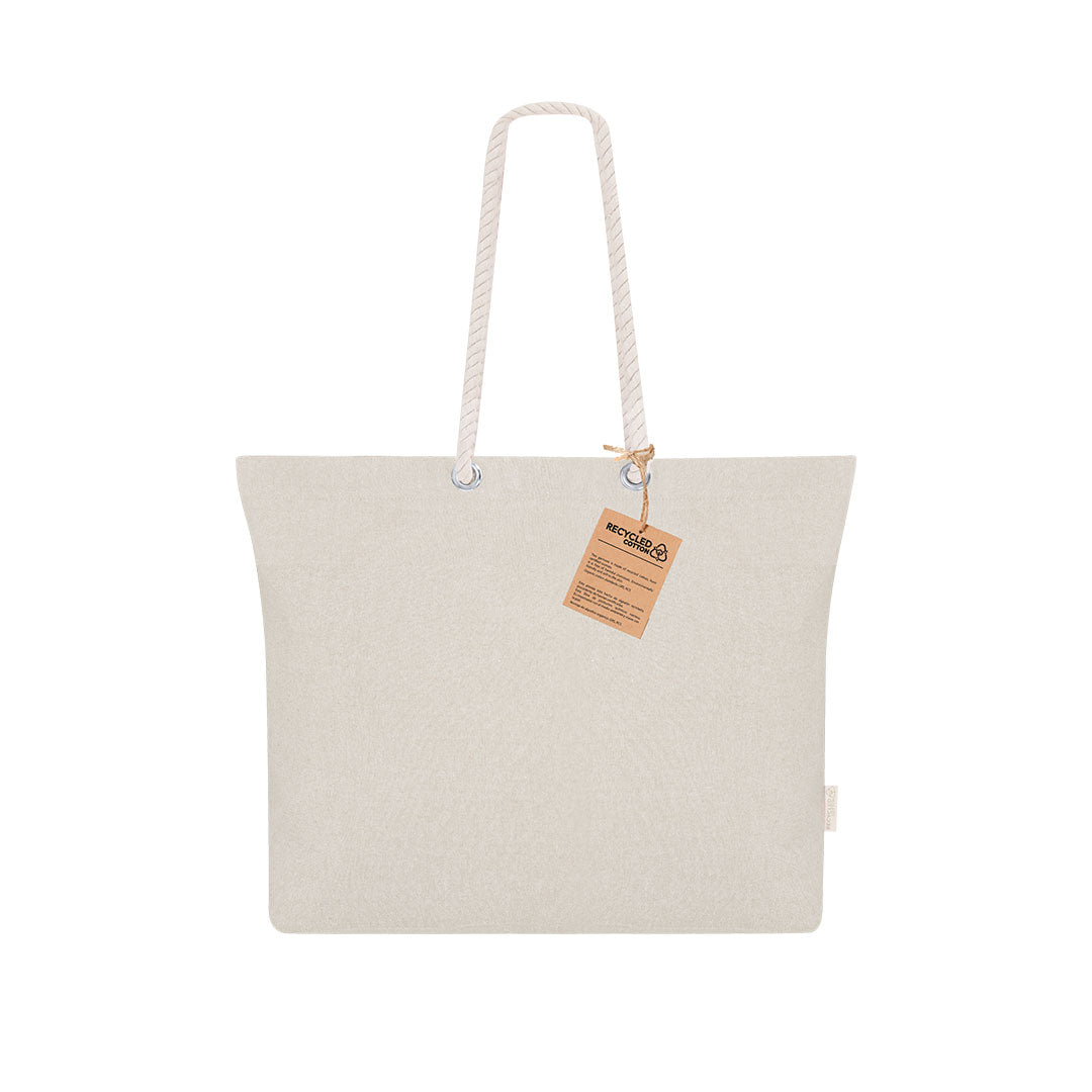 Bolsa Coulan em Algodão Reciclado Natural