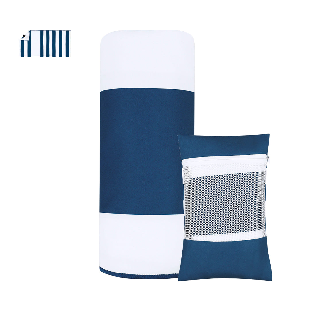 Toalha com Bolso Impermeável e Capa Prática