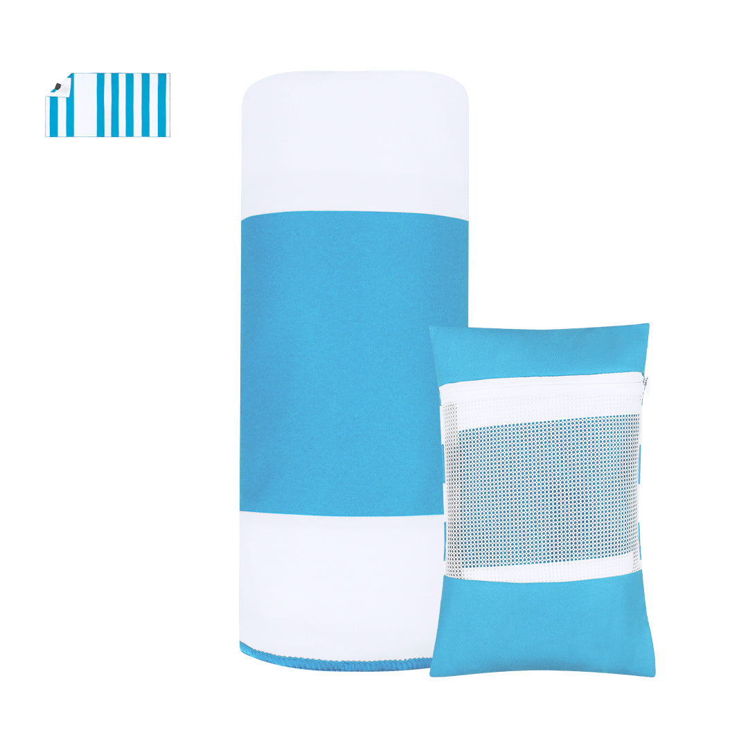 Toalha com Bolso Impermeável e Capa Prática