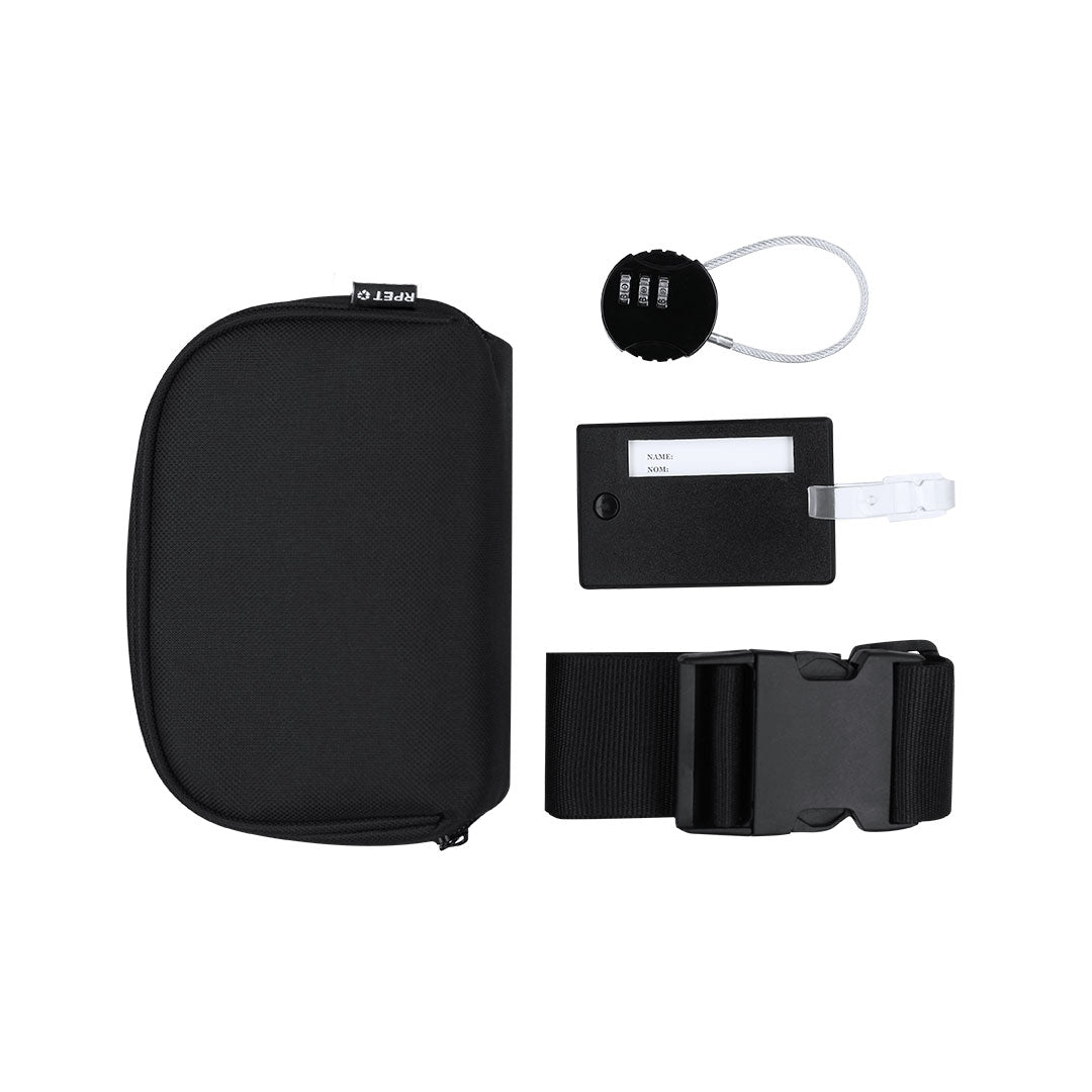 Set de Viagem Completo com Cadeado e Identificador