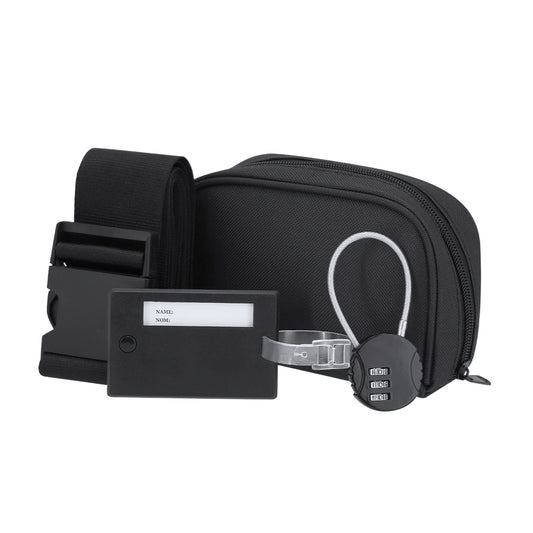 Set de Viagem Completo com Cadeado e Identificador