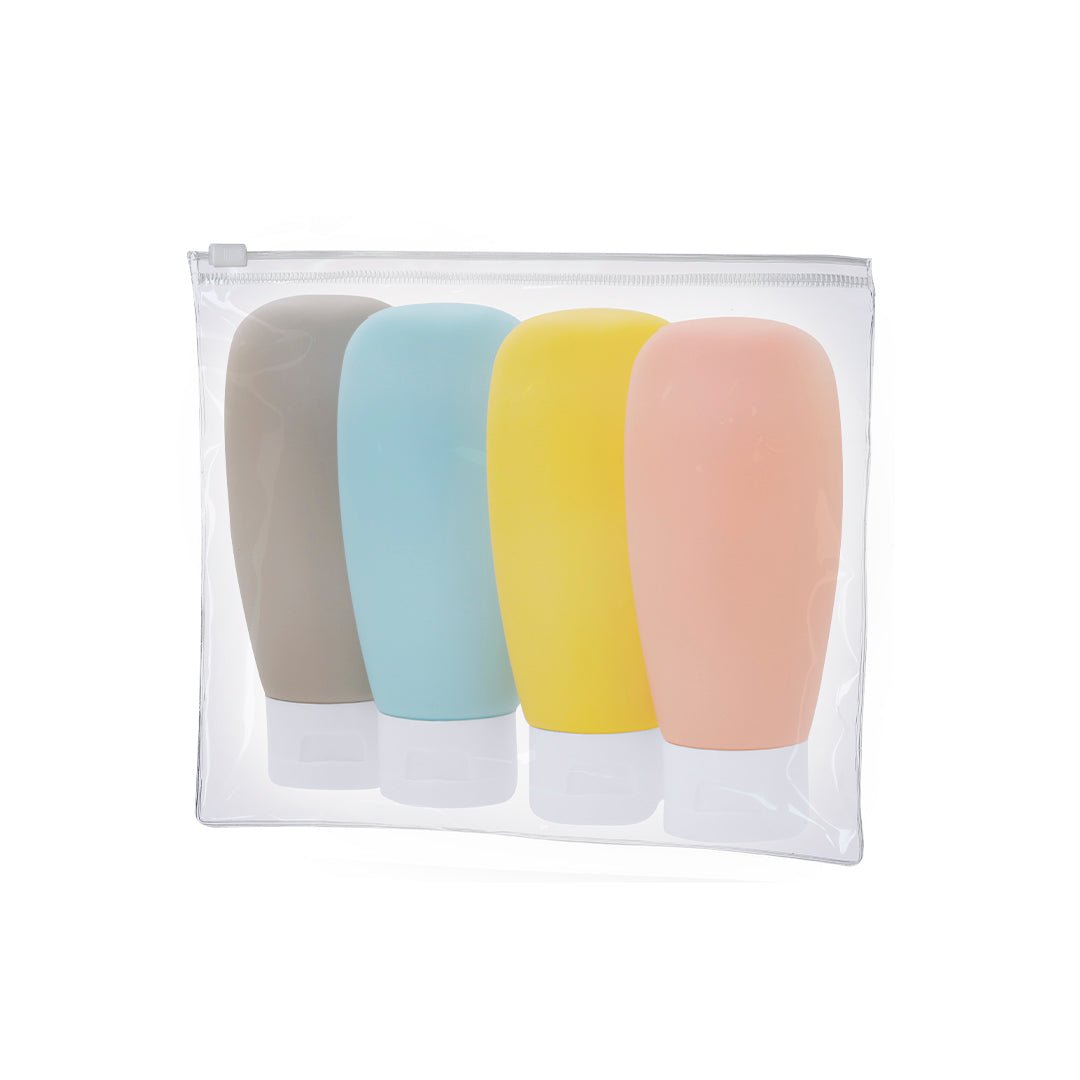 Neceser de Viagem Samir com 4 Frascos Coloridos 60ml