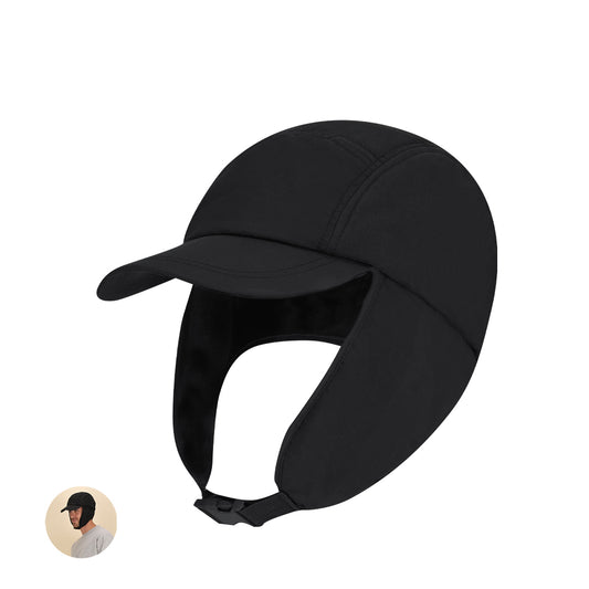 Gorro com Orelheiras e Interior em Polar Fleece